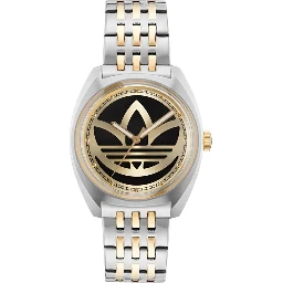 Gray Stainless Steel Dress Watch