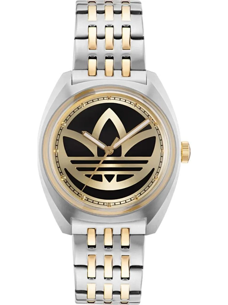 Gray Stainless Steel Dress Watch