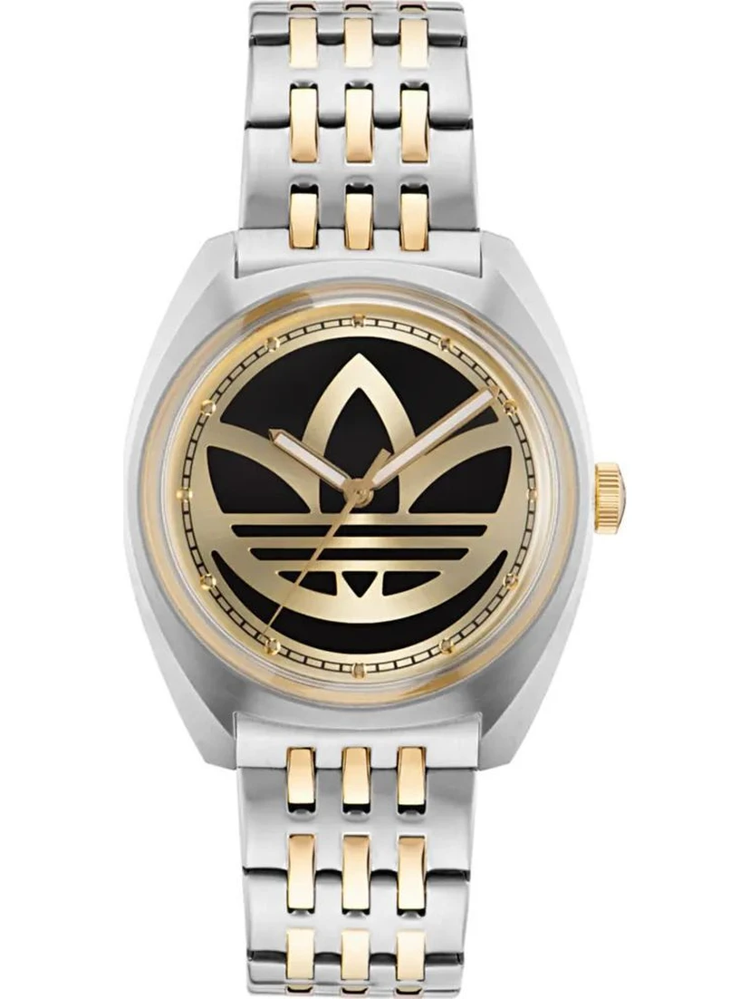 Gray Stainless Steel Dress Watch