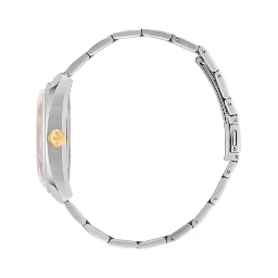 Gray Stainless Steel Dress Watch