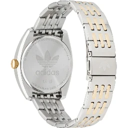 Gray Stainless Steel Dress Watch