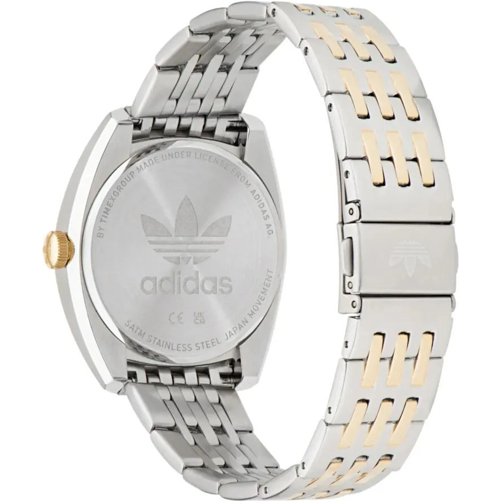 Gray Stainless Steel Dress Watch