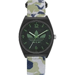 Multicolor Fabric Sport Watch