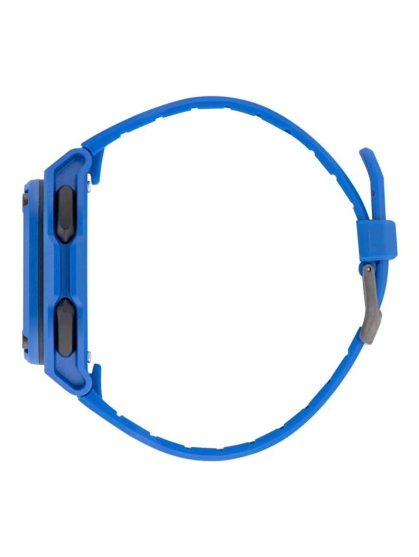 ساعة رقمية زرقاء اصطناعية