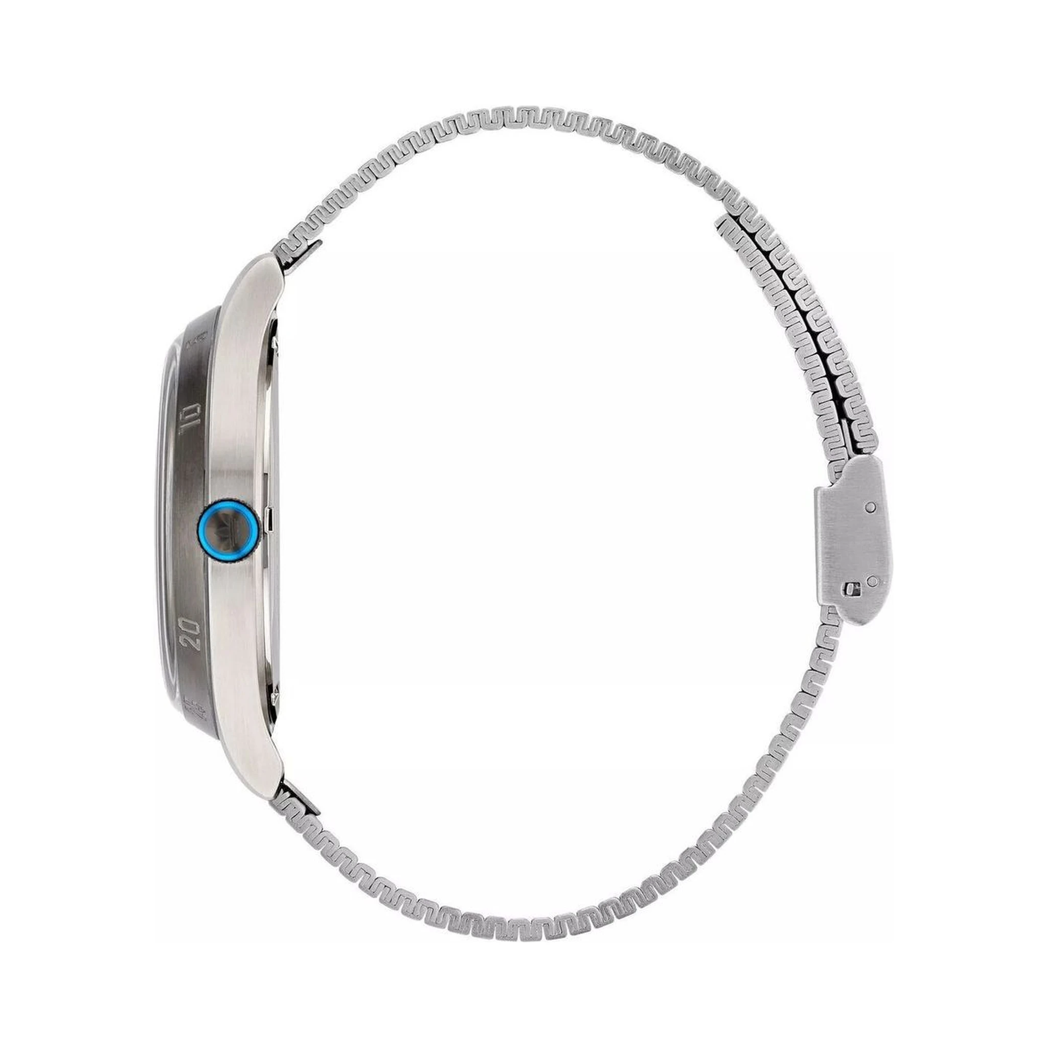 Gray Stainless Steel Dress Watch