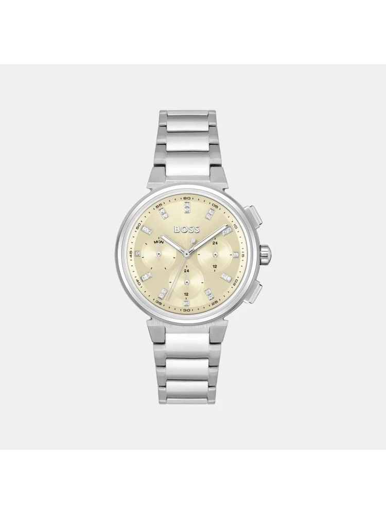 Silver Stainless Steel Dress Watch