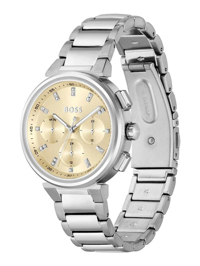 Silver Stainless Steel Dress Watch