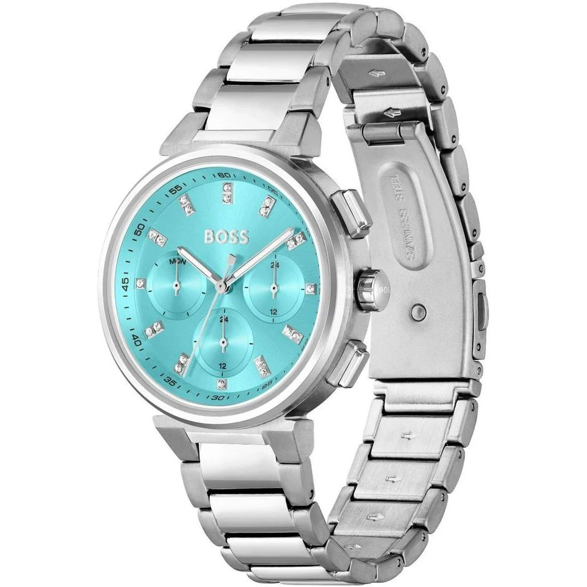 Silver Stainless Steel Dress Watch