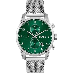 Silver Stainless Steel Dress Watch