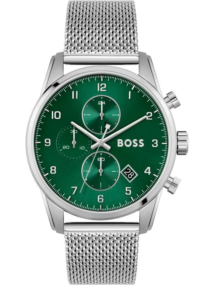 Silver Stainless Steel Dress Watch