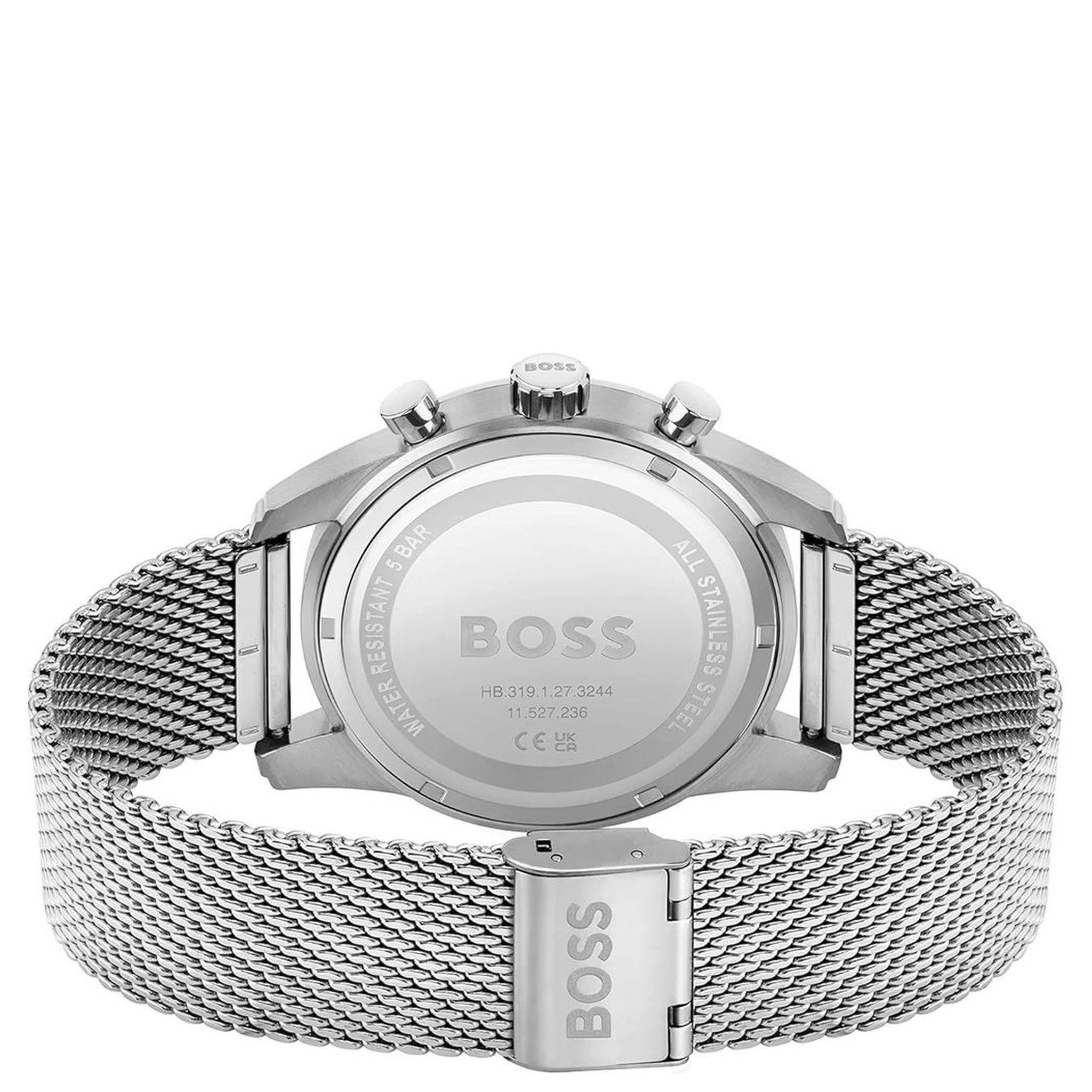 Silver Stainless Steel Dress Watch