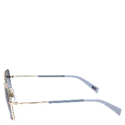 Gray Stainless Steel Sunglasses