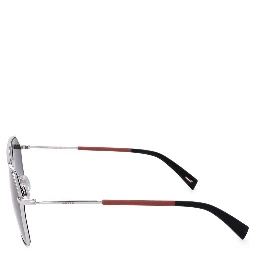 Gray Stainless Steel Sunglasses