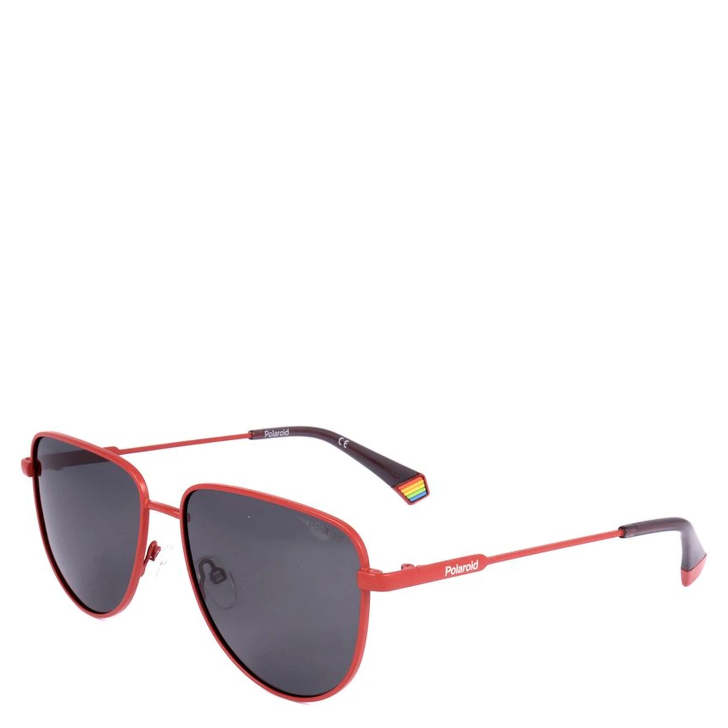 Orange Stainless Steel Sunglasses