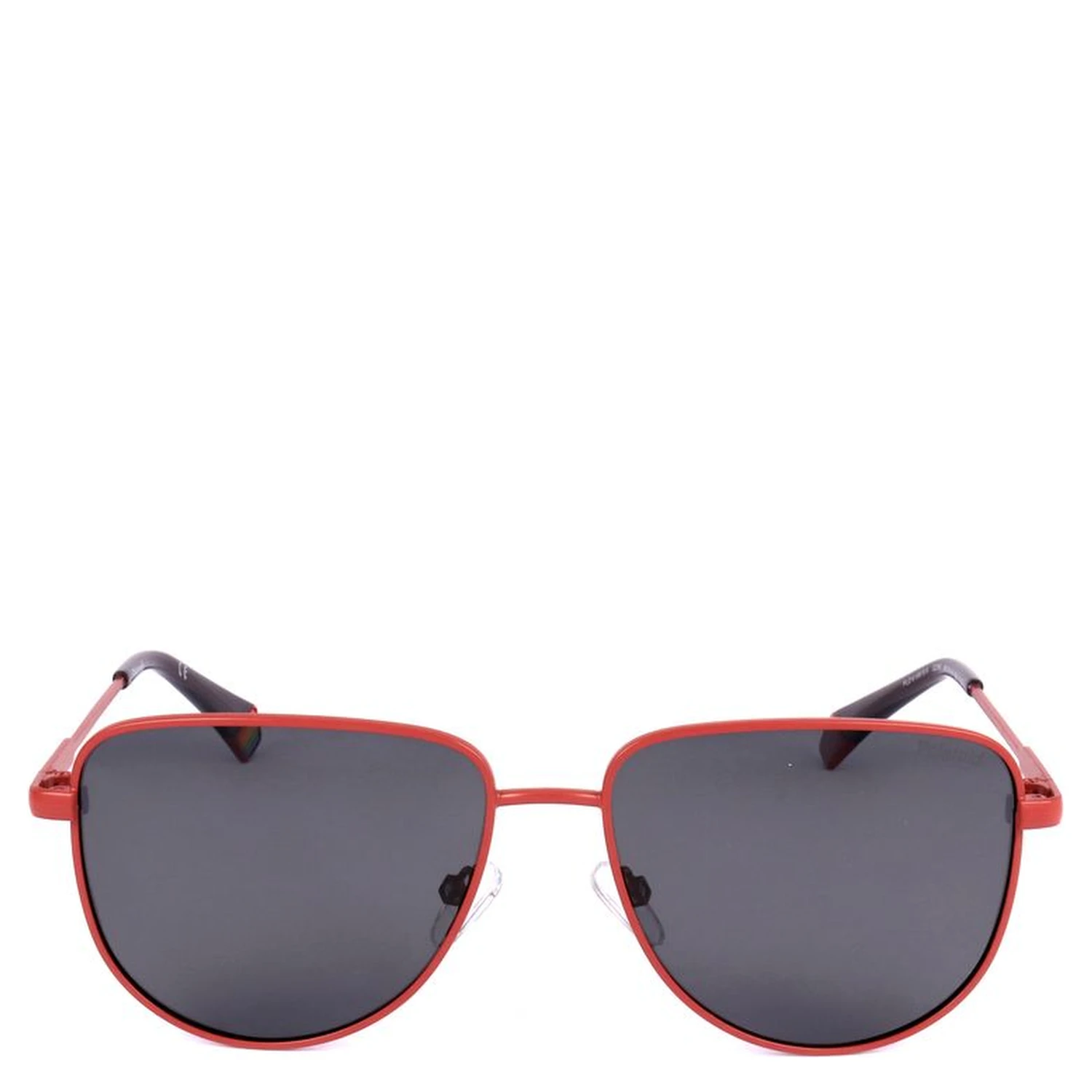 Orange Stainless Steel Sunglasses