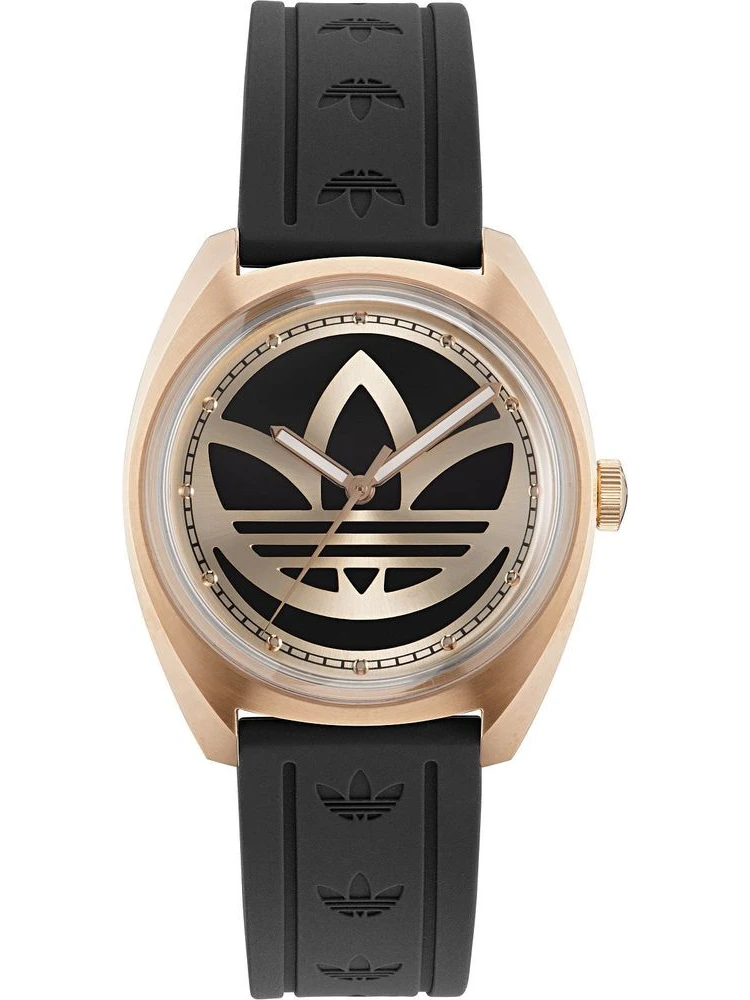 Black Synthetic Dress Watch