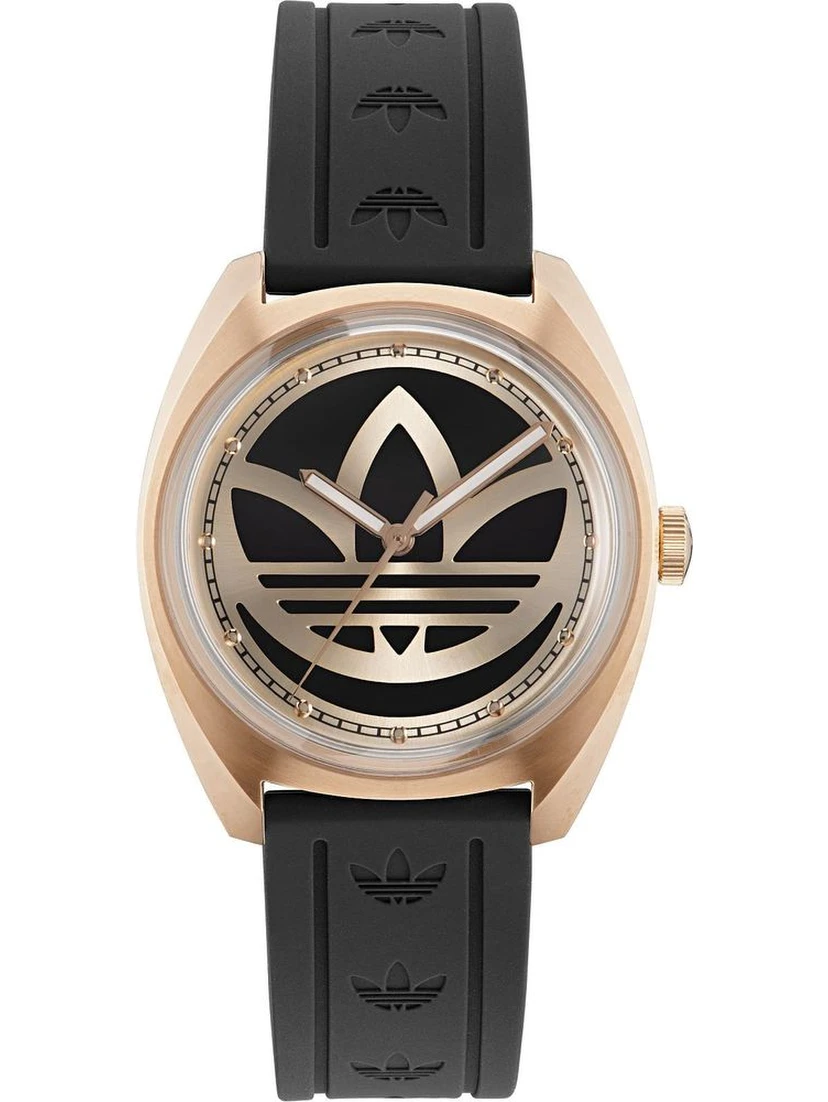 Black Synthetic Dress Watch