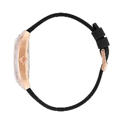 Black Synthetic Dress Watch