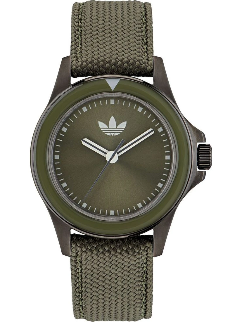 Green Fabric Dress Watch