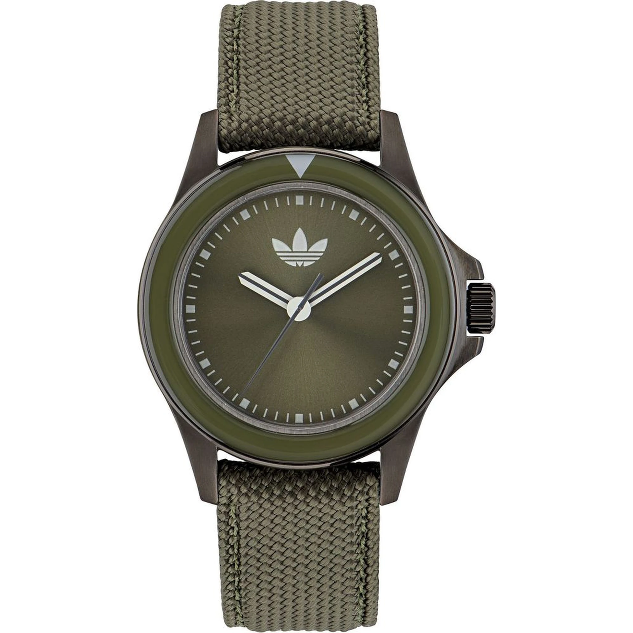 Green Fabric Dress Watch