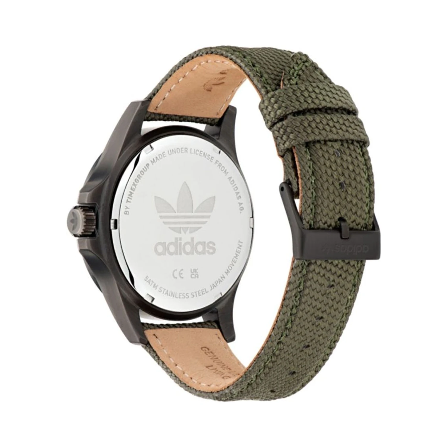 Green Fabric Dress Watch