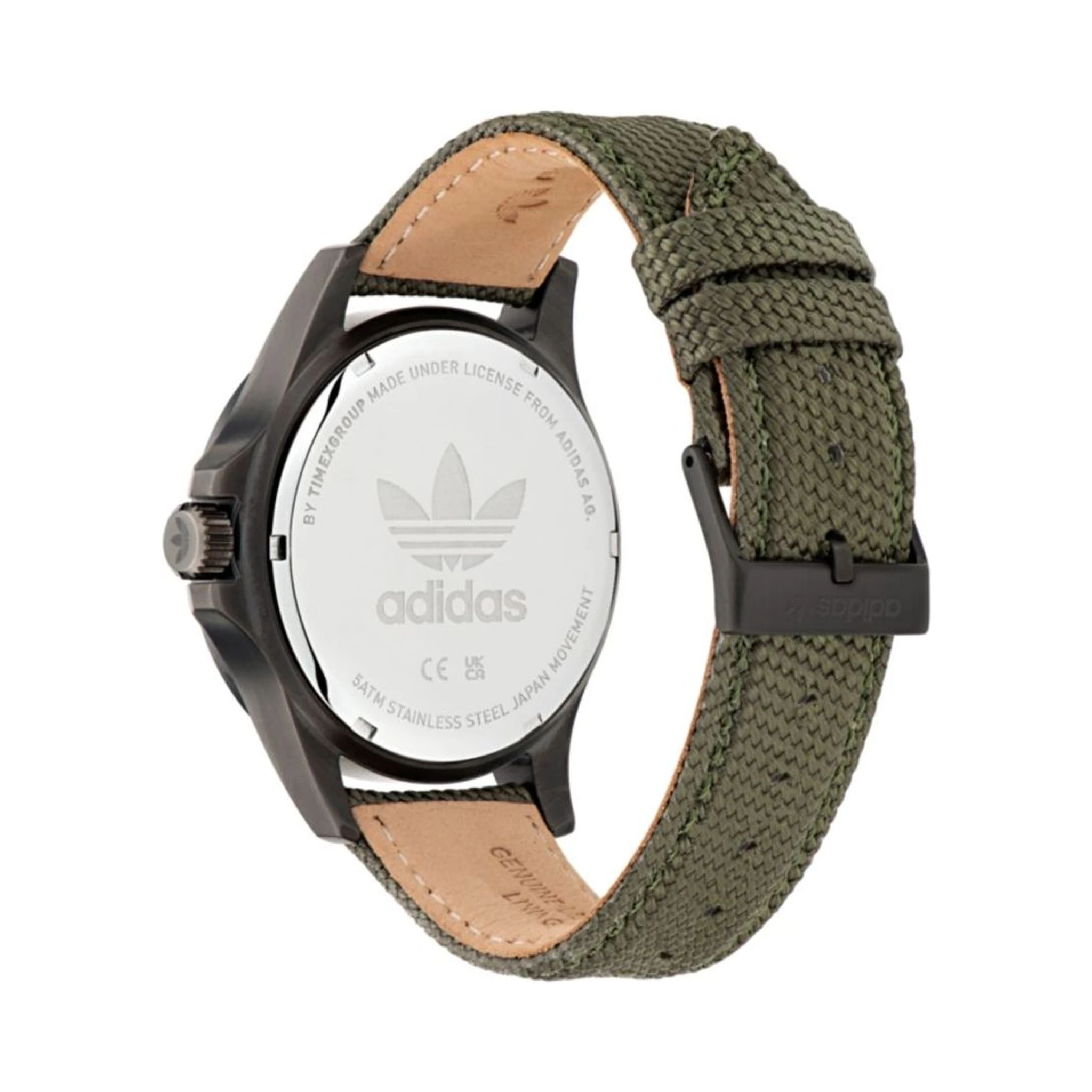 Green Fabric Dress Watch