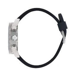 ساعة رياضية سوداء صناعية