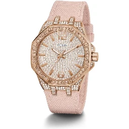 Multicolor Leather Dress Watch