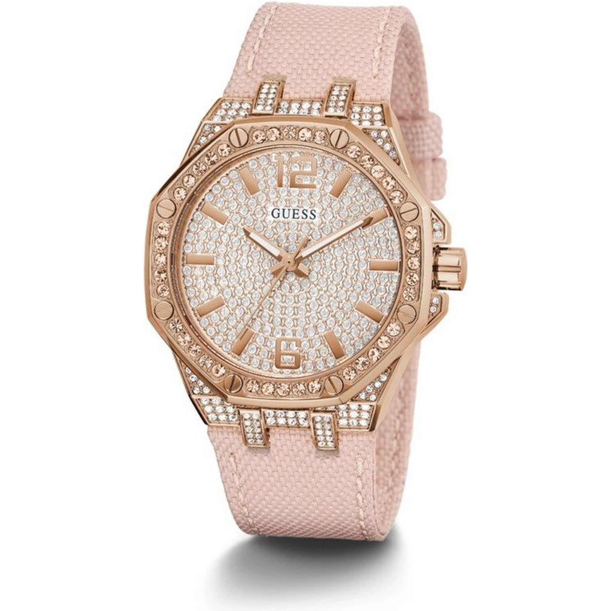 Multicolor Leather Dress Watch