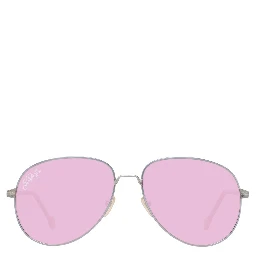 نظارات شمسية معدنية ذهبية