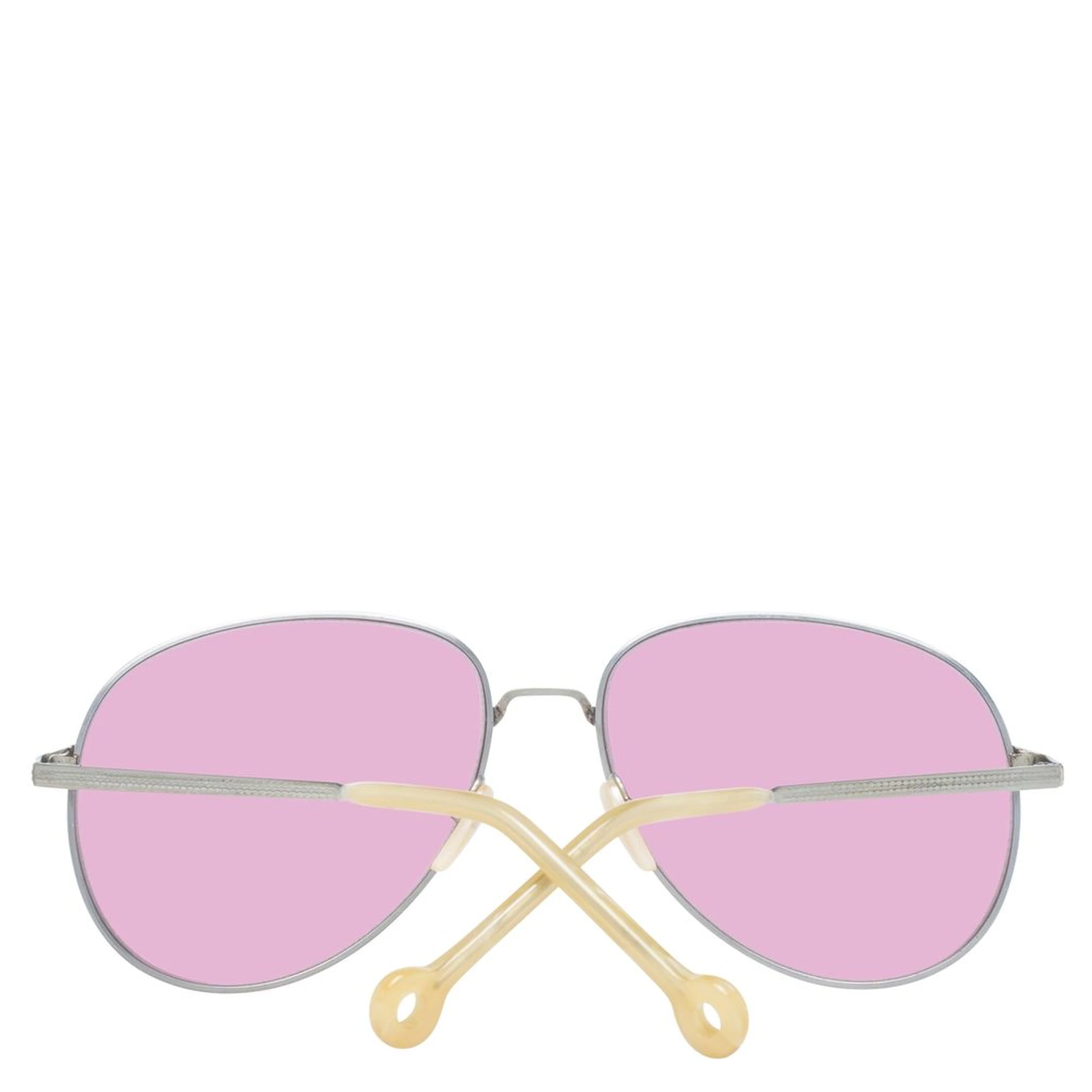 نظارات شمسية معدنية ذهبية