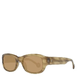 نظارات شمسية بلاستيكية بنية اللون