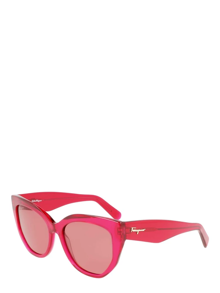 Red Acetate Sunglasses