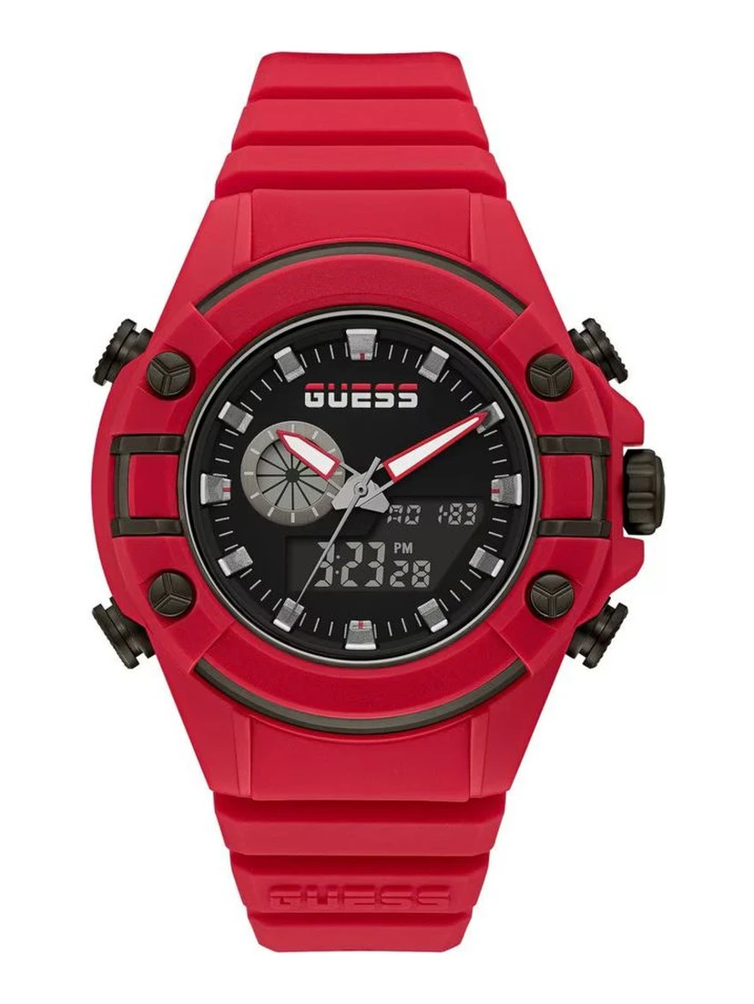 Red Synthetic Sport Watch