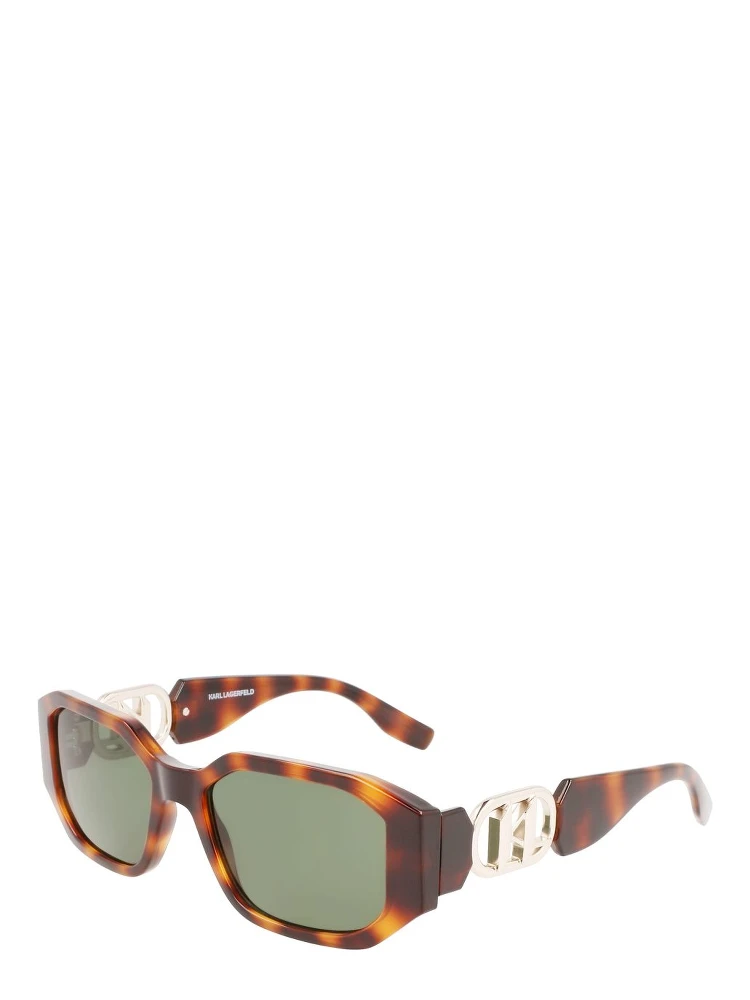 Brown Injected Sunglasses