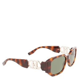 Brown Injected Sunglasses