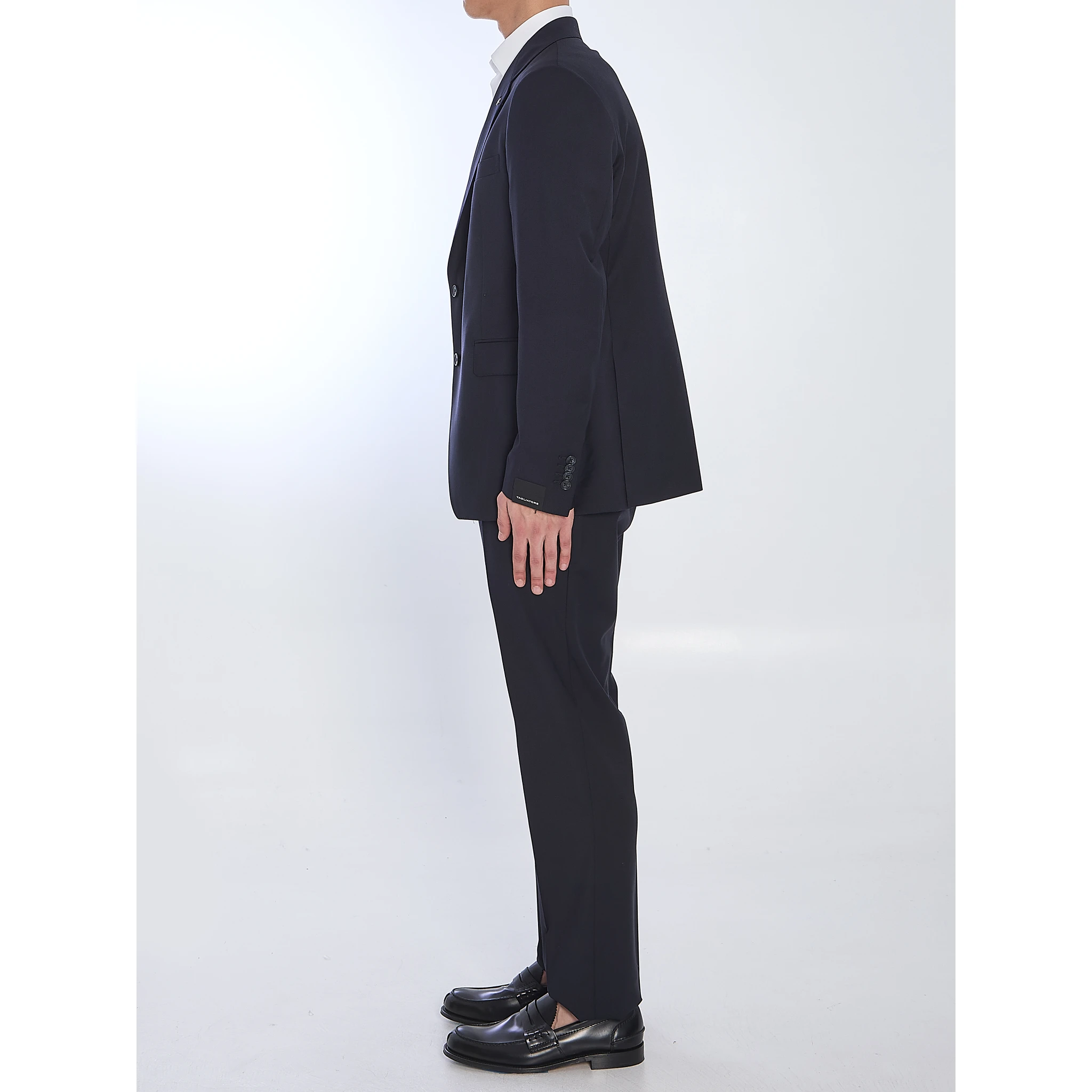 Virgin wool two-piece suit