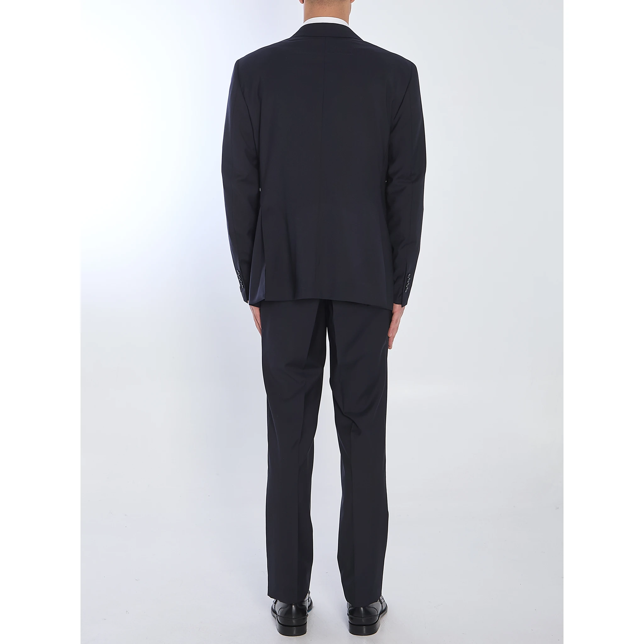 Virgin wool two-piece suit
