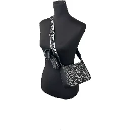 Crossbody Tech Attachment Bag Purse Black