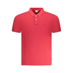 Red Cotton Polo Shirt