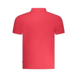 Red Cotton Polo Shirt