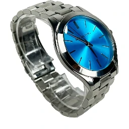 Slim Runway Stainless Steel Watch Blue Silver MK3292 NO BOX