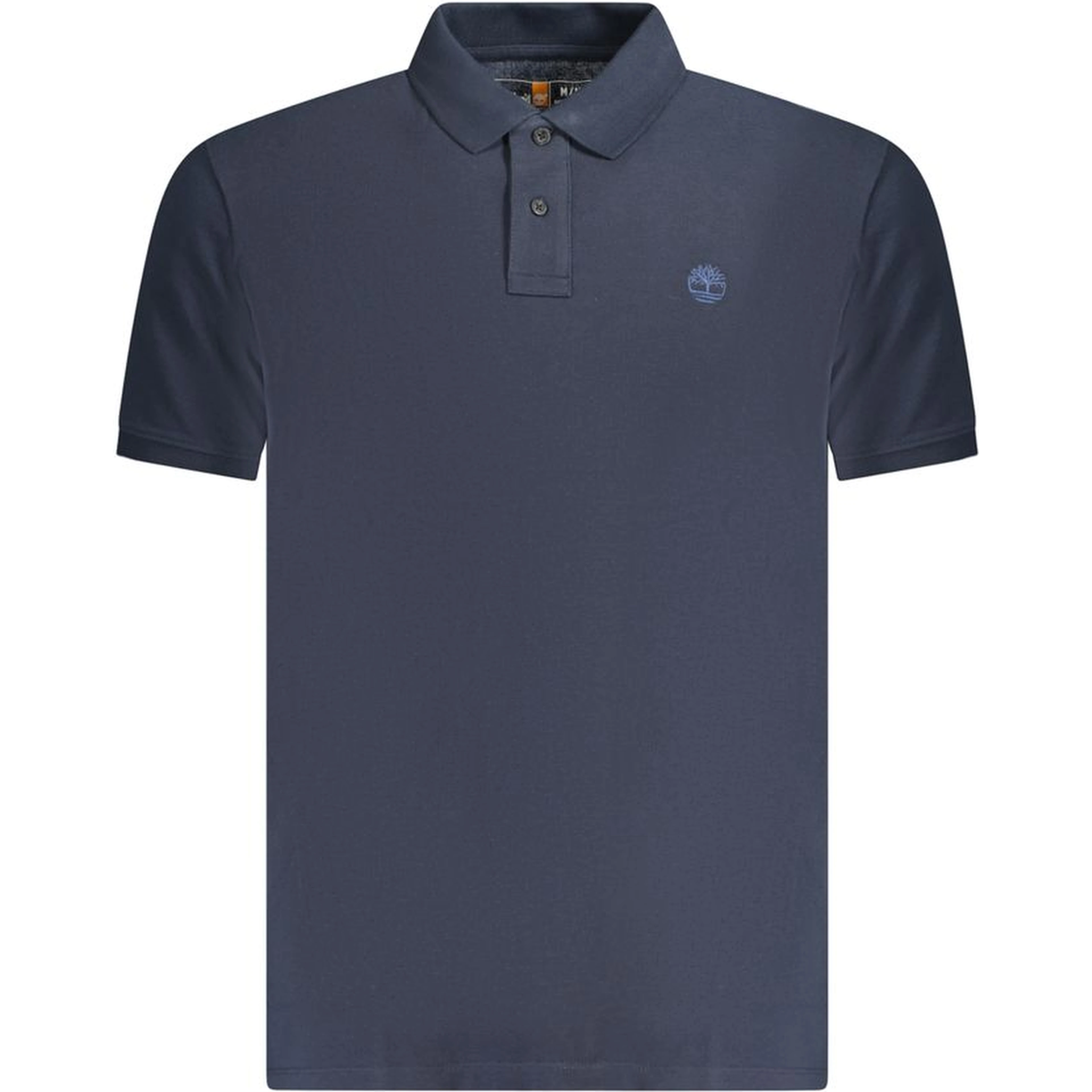 Blue Cotton Polo Shirt