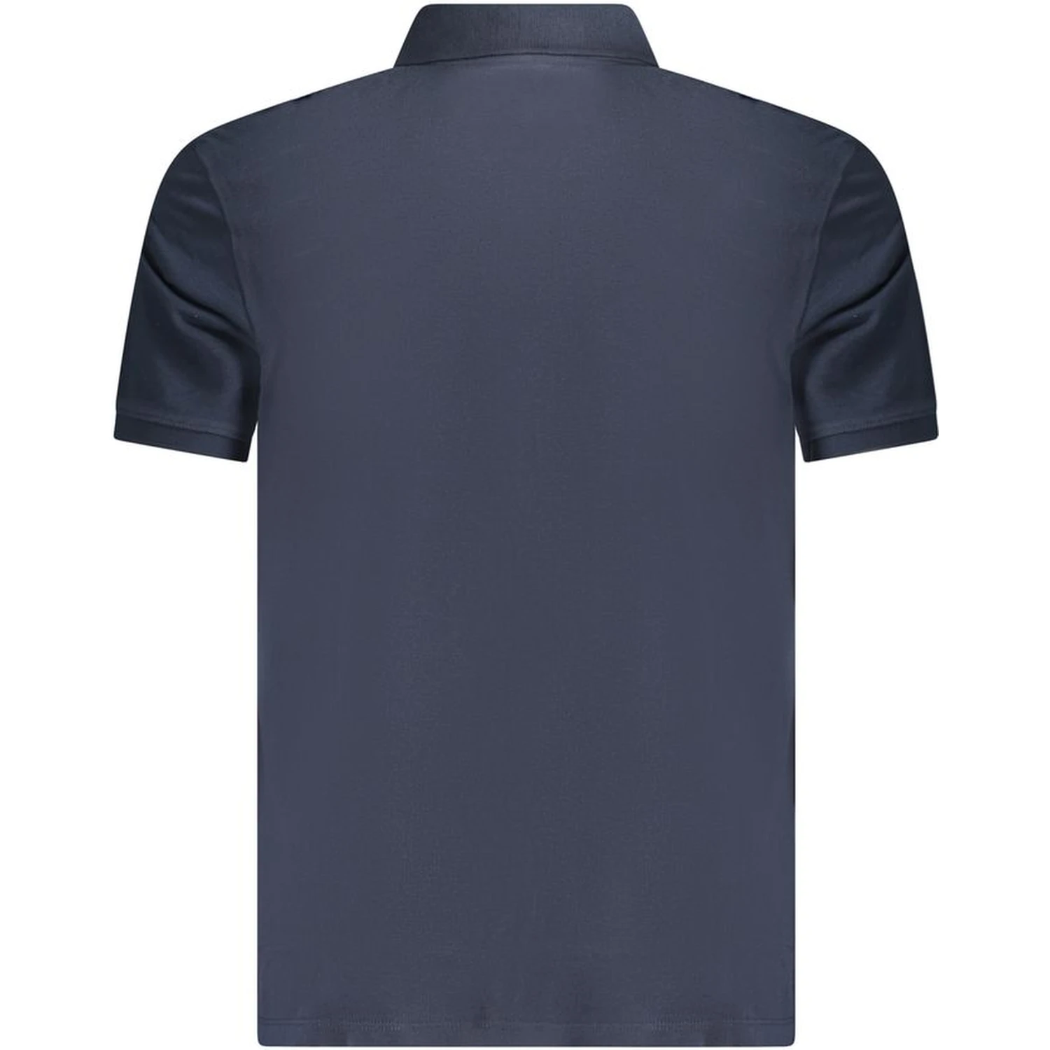 Blue Cotton Polo Shirt