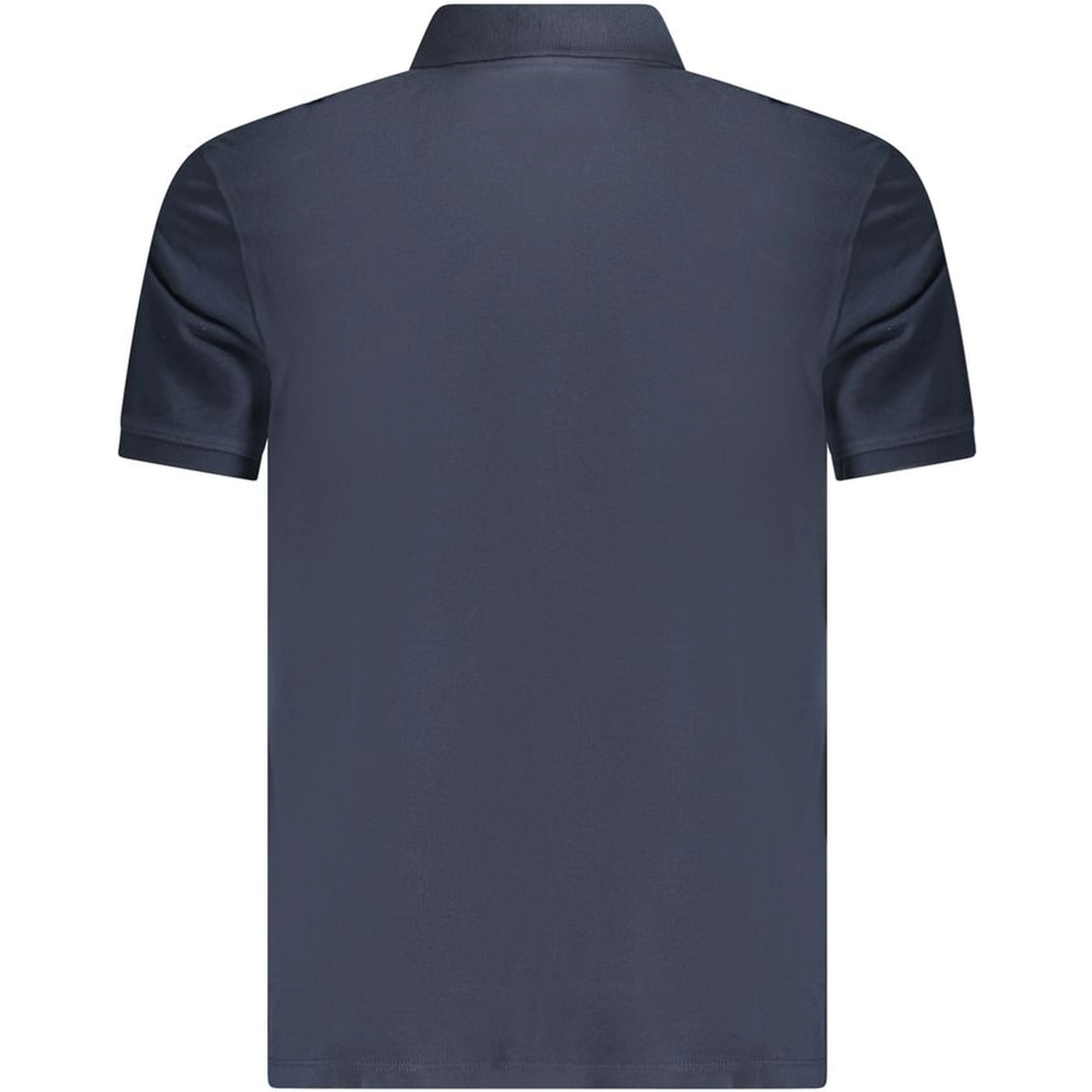 Blue Cotton Polo Shirt
