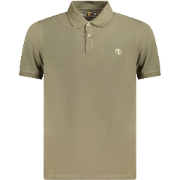 Green Cotton Polo Shirt