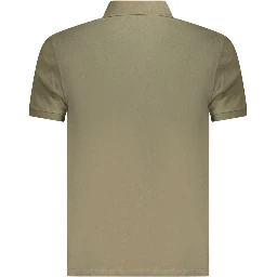 Green Cotton Polo Shirt
