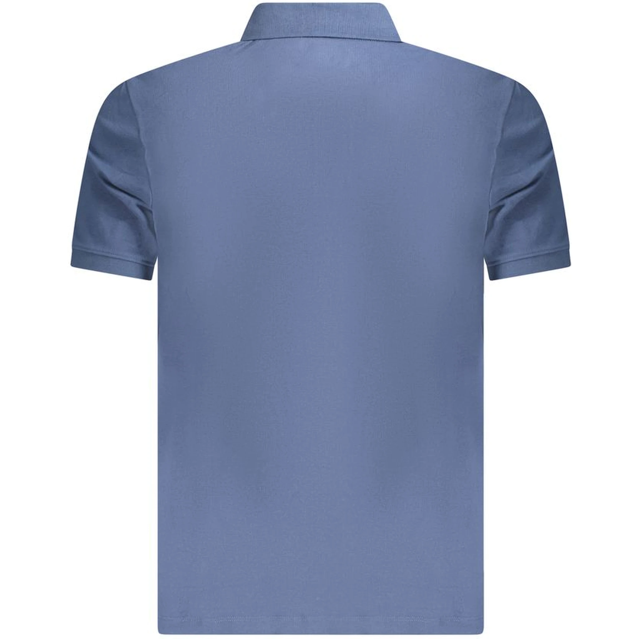 Blue Cotton Polo Shirt