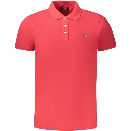 Red Cotton Polo Shirt