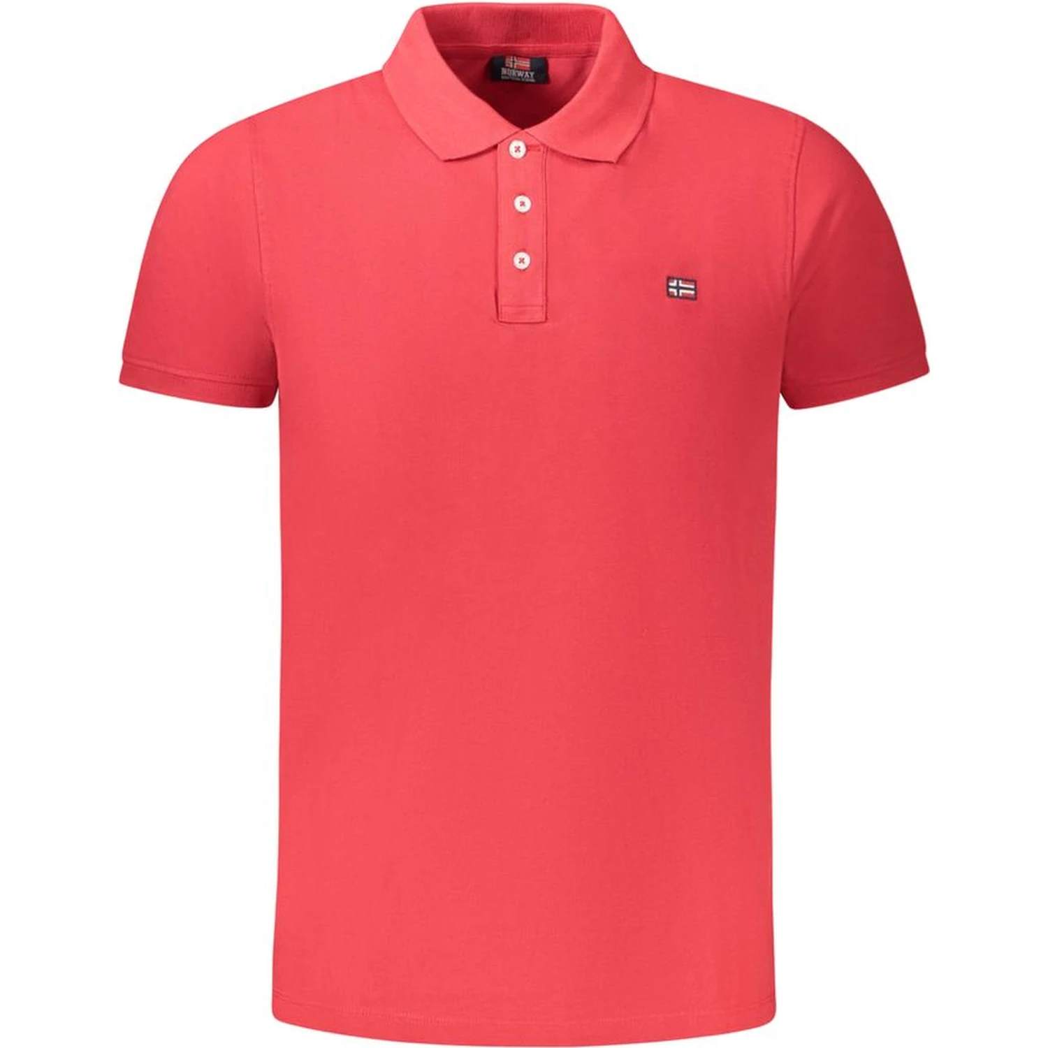 Red Cotton Polo Shirt